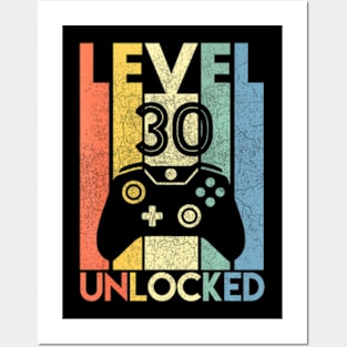 Level 30 Video 30th Birthday Posters and Art